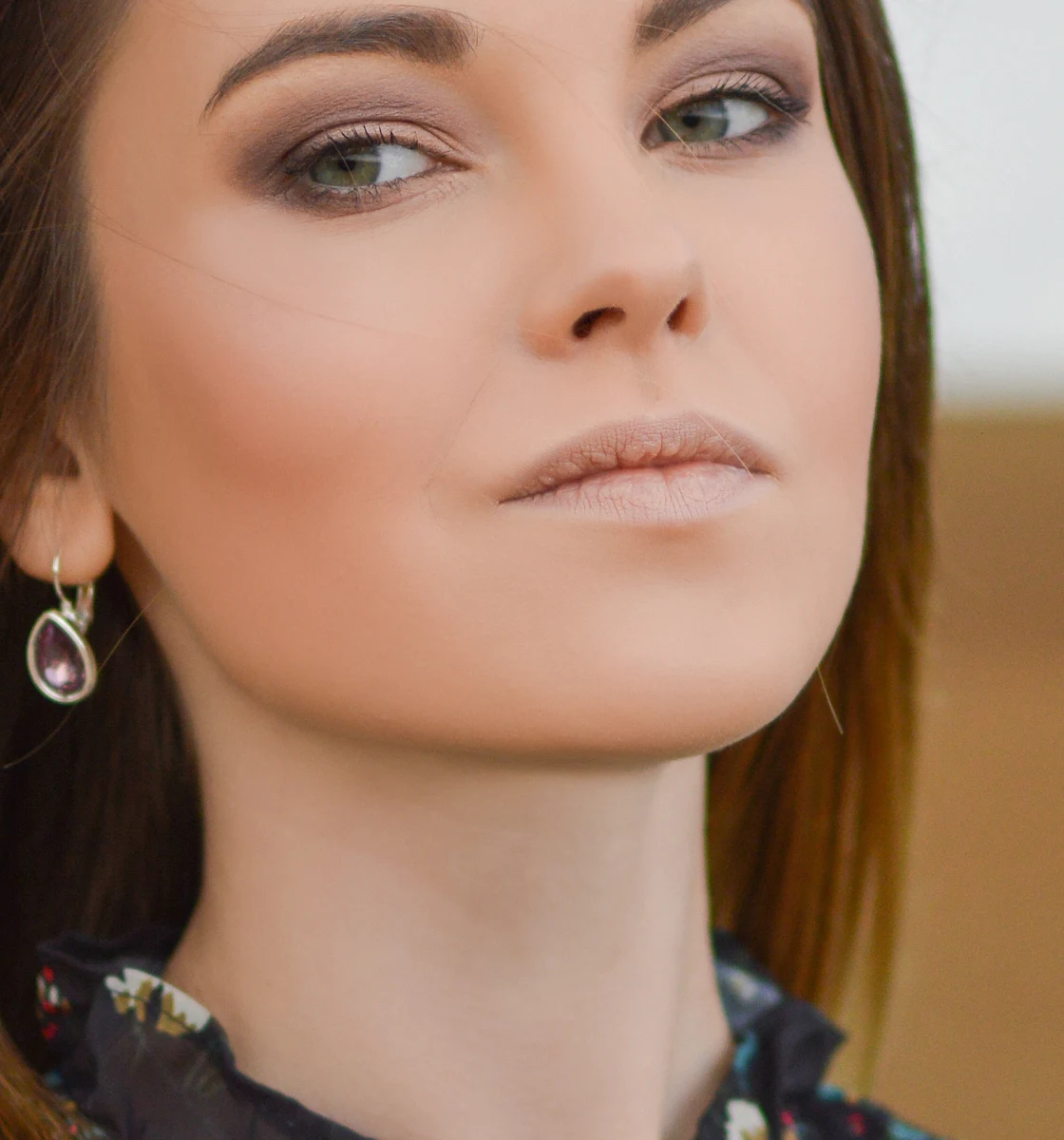 Portrait Lift: firmer jawline and lifted mouth corners (default settings) — before